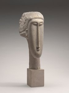 Bir Kadının Başı by Amedeo Modigliani