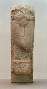 Bir kadının başı by Amedeo Modigliani