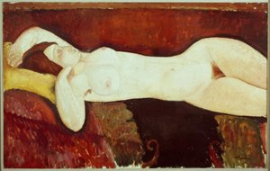 uzanmış çıplak - le grand nu by Amedeo Modigliani