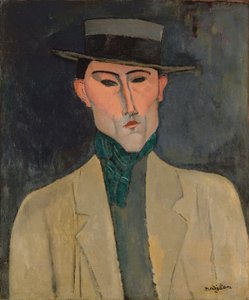 şapkalı adam by Amedeo Modigliani