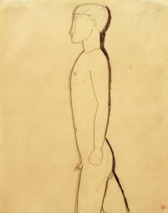 Profildeki adam by Amedeo Modigliani
