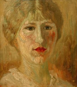 bir kadın portresi by Amedeo Modigliani