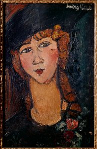 Lolotte Portresi, Amedeo Modigliani (1884-1920) 1917 Sun. 0,35x0,55 m Paris, musee ulusal d