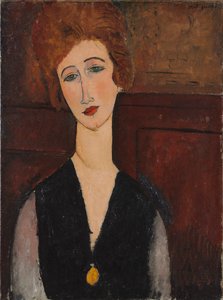 Bir Kadının Portresi by Amedeo Modigliani