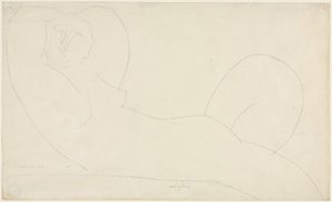 uzanmış kadın çıplak by Amedeo Modigliani