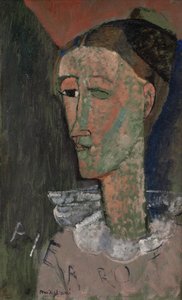 Pierrot olarak Otoportre by Amedeo Modigliani