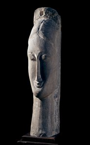 Bir kadının başı. Kadının başı. Amedeo Modigliani