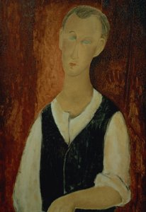 Siyah Yelekli Genç Adam, 1912