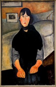 Halkın genç kadını by Amedeo Modigliani