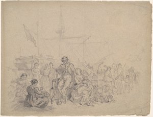 liman sahnesi by American 19th Century