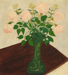 Pembe güller by American 19th Century