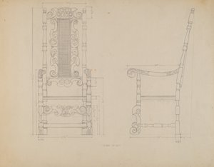 Sandalye Çizimi by American 20th Century