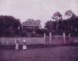 Mississippi'de bir çiftlik evi (s/b fotoğraf) by American Photographer (after)