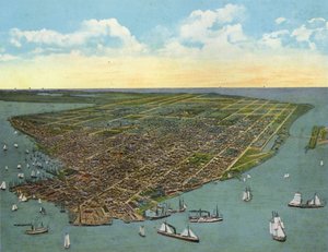 Kuş Bakışı, Key West, Florida (fotoğraf) by American Photographer (after)