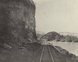 Castle Rock, New River (s/b fotoğraf) by American Photographer (after)