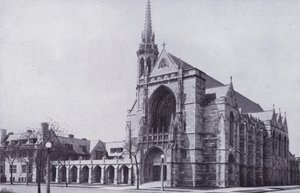 Chicago: Fourth Presbyterian Church (b/w photo) by American Photographer (after)