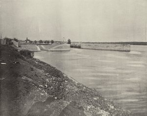 Keokuk, Iowa yakınlarındaki Hükümet Kilitleri (s/b fotoğraf) by American Photographer (after)