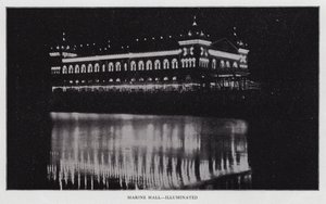 Marine Hall, ışıklı (s/b fotoğraf) by American Photographer (after)