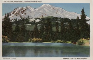 Mt Shasta, California, Yükseklik 14.161 fit (fotoğraf) by American Photographer (after)