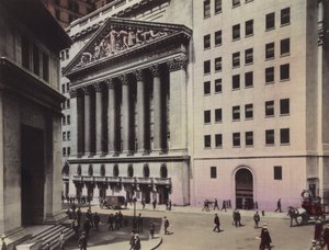 New York: JP Morgan and Co; New York Menkul Kıymetler Borsası (fotoğraf) by American Photographer (after)