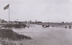 Old Orchard Beach, Maine: Sahil sahnesi (s/b fotoğraf) by American Photographer (after)