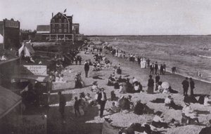 Old Orchard Beach, Maine: Sahilde (s/b fotoğraf)