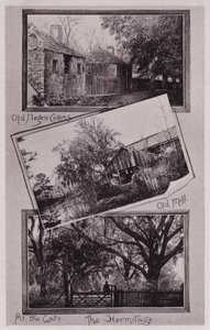 Eski köle kabinleri; Eski değirmen; Kapıda; Hermitage (s/b fotoğraf) by American Photographer (after)