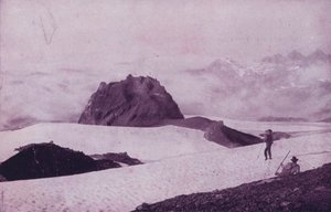 Washington, Tacoma Dağı zirvesinde (s/b fotoğraf) by American Photographer (after)