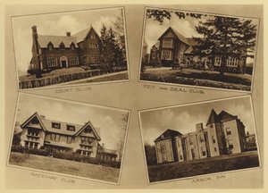 Princeton Üniversitesi: Mahkeme Kulübü; Anahtar ve Mühür Kulübü; Ağ Geçidi Kulübü; Arbor Inn (s/b fotoğraf) by American Photographer (after)