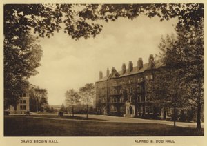 Princeton Üniversitesi: David Brown Salonu; Alfred B Dod Salonu (s/b fotoğraf) by American Photographer (after)