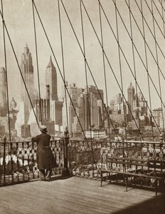 New York City gökdelenleri, New York, ABD (s/b fotoğraf) by American Photographer (after)