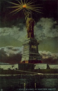 Özgürlük Heykeli, New York City, New York, ABD (renkli fotoğraf) by American Photographer (after)