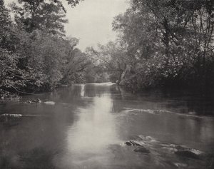 Swannanoa Nehri, Kuzey Karolina (s/b fotoğraf) by American Photographer (after)