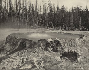 Punch Bowl, Yellowstone Ulusal Parkı (s/b fotoğraf) by American Photographer (after)