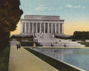 Washington DC: Lincoln Anıtı (fotoğraf) by American Photographer (after)
