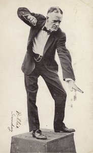 Billy Sunday (siyah-beyaz fotoğraf) by American Photographer