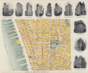 Manhattan İlçesi (s/b fotoğraf) by American Photographer