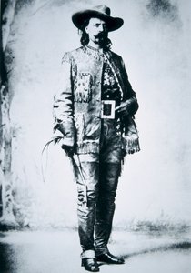 Buffalo Bill Cody (1846-1917) (s/b fotoğraf) by American Photographer