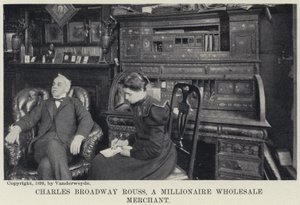 Charles Broadway Rouss, Milyoner Toptancı Tüccar (s/b fotoğraf) by American Photographer