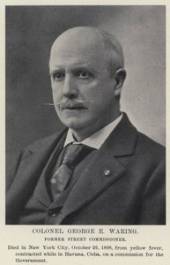 Albay George E Waring, Eski Sokak Komiseri (s/b fotoğraf) by American Photographer