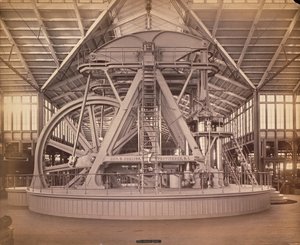 Corliss Engine, Centennial Uluslararası Sergi, Philadelphia, 1876 (albüm baskısı) by American Photographer