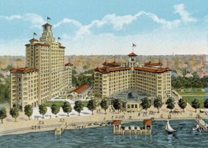 Edgewater Beach Hotel (renkli fotoğraf) by American Photographer