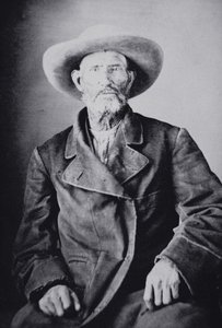 Jim Bridger (1804-81) (s/b fotoğraf) by American Photographer