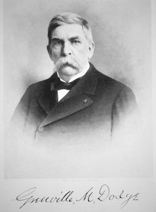 Tümgeneral Grenville Dodge (1881-1916) (s/b fotoğraf) by American Photographer