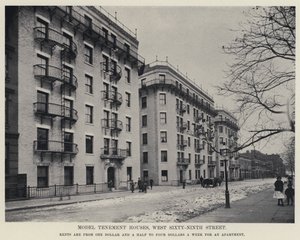 Model Kiralık Evler, Batı Altmış Dokuzuncu Sokak (s/b fotoğraf) by American Photographer