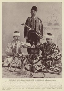 Monahan Levi, Isaac Cohn ve H Hondon, Türk Yahudileri