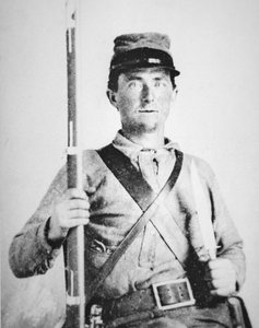 Er John LeRoy Williams, Konfederasyon Ordusu Askeri (s/b fotoğraf) by American Photographer