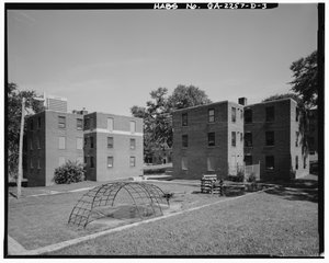 Techwood Homes, Bina No. 2, 569-573 Techwood Drive, Atlanta, Fulton County, GA (s/b fotoğraf) by American Photographer