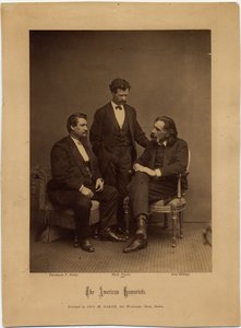 The American Humorists, grup portresi George M Baker, Boston (albüm fotoğrafı)