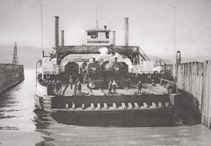 Contra Costa Feribotu, 1920 dolayları (s/b fotoğraf) by American Photographer